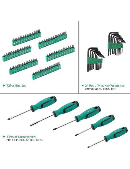 Juego de Herramientas Mecánicas YardYonder 213 Piezas Cr-V Juego de Herramientas Mecánicas YardYonder 213 Piezas Cr-V