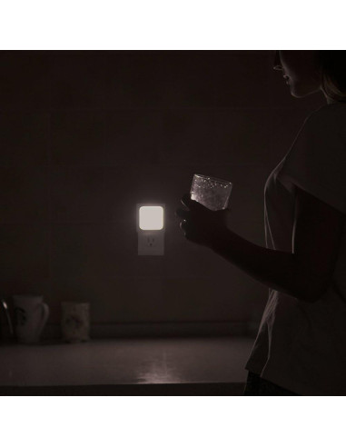 Luz Nocturna LED VINTAR 4-Pack con Sensor Automático y Brillo Ajustable