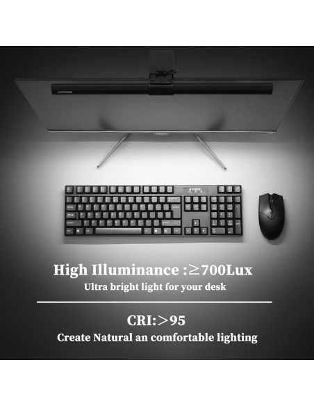 Barra de Luz LED CATPOWER para Monitor 42.93 cm Regulable
