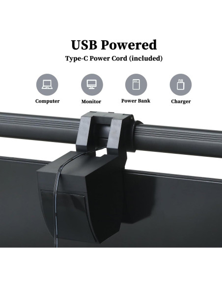Barra de Luz LED CATPOWER para Monitor 42.93 cm Regulable