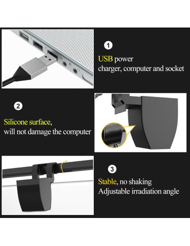 Barra de Luz LED CATPOWER para Monitor 42.93 cm Regulable