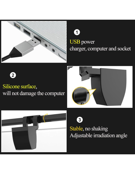 Barra de Luz LED CATPOWER para Monitor 42.93 cm Regulable