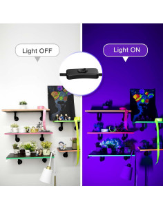 Barra de luz negra LED 40W Atfoyer, 44.9 m, fácil instalación 2