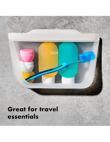 Bolsa de Silicona Reutilizable OXO Good Grips 340g - Snack de Pie