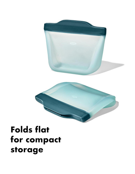 Bolsa de Silicona Reutilizable OXO Good Grips 340g - Snack de Pie