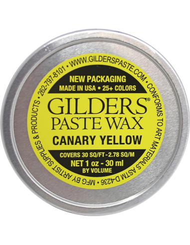 Cera de Gilders Amarillo Canario 30 ml para Madera y Metal