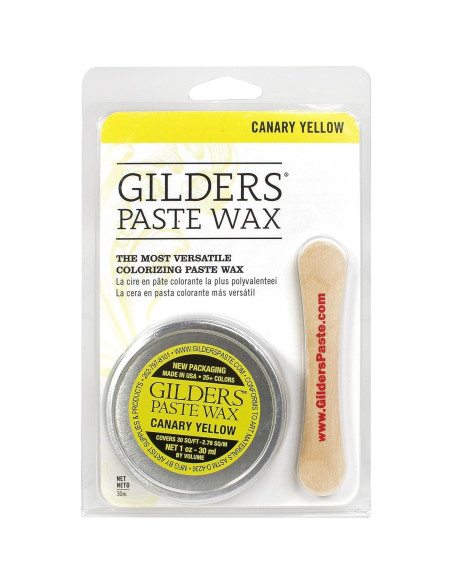 Cera de Gilders Amarillo Canario 30 ml para Madera y Metal