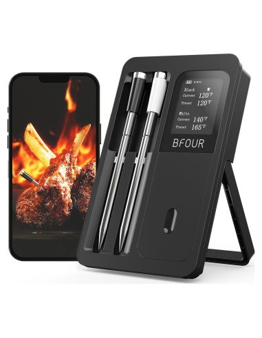 Termómetro de Carne Digital Inalámbrico BFOUR BF-40 PRO 2 Sondas