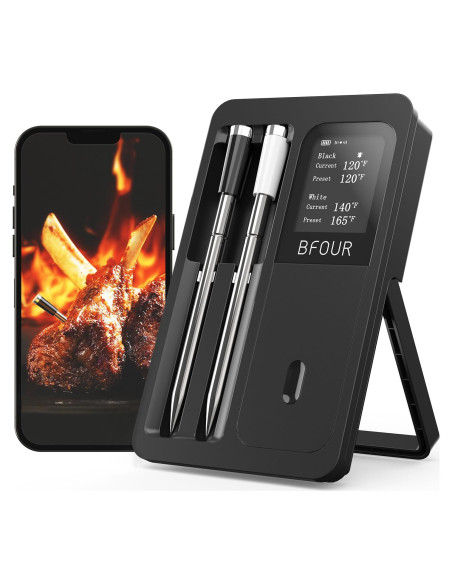 Termómetro de Carne Digital Inalámbrico BFOUR BF-40 PRO 2 Sondas