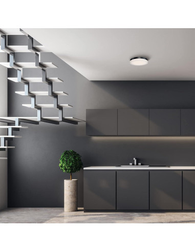 Luz LED Empotrada Modern Forms 28cm 2700K Color Negro