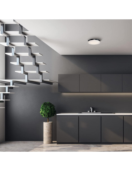 Luz LED Empotrada Modern Forms 28cm 2700K Color Negro