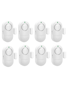 Alarma de Seguridad Zabree 120dB para Puertas y Ventanas - Paquete de 8