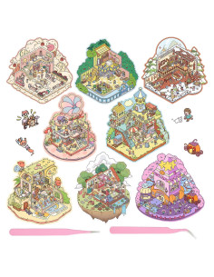 Stickers 3D Inchant 8 Juegos DIY para Habitaciones