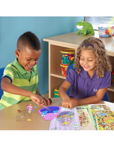 Stickers 3D Inchant 8 Juegos DIY para Habitaciones