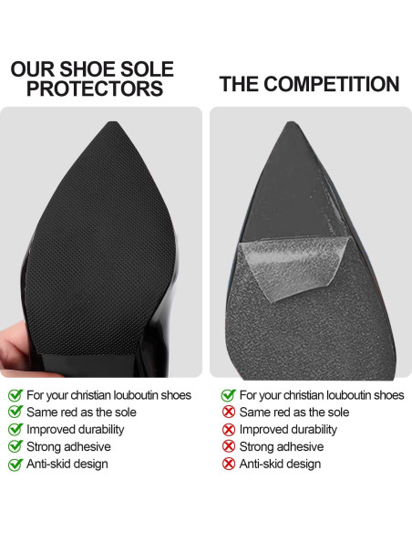 Protector de Suela de Zapato Ashoesert Antideslizante 15.24x10.16cm