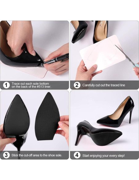 Protector de Suela de Zapato Ashoesert Antideslizante 15.24x10.16cm