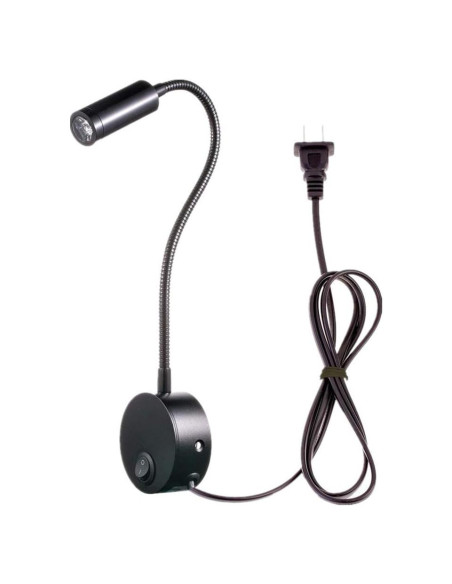 Luz de Lectura LED de Pared Wefond 3W Flexible Negra