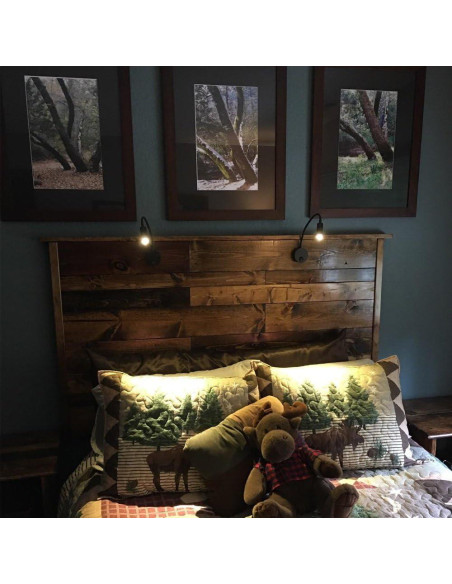 Luz de Lectura LED de Pared Wefond 3W Flexible Negra