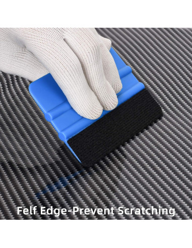 Espátula de Vinilo POLKASTORE 10.16 cm Profesional Paquete de 3