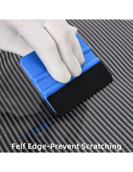 Espátula de Vinilo POLKASTORE 10.16 cm Profesional Paquete de 3