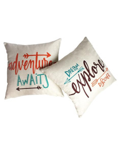 Fundas de Almohada Decorativas ULOVE 45.7x45.7 cm - Paquete de 2