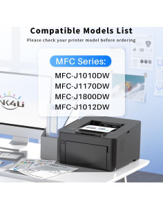 Cartucho de Tinta INK4U LC401XL Compatible Paquete de 4 2