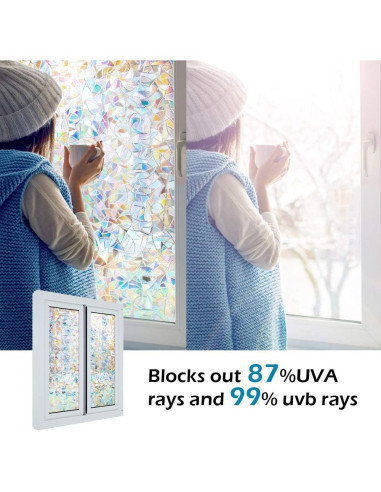 Película Decorativa para Ventanas Typumpkin 44.5x200 cm PVC