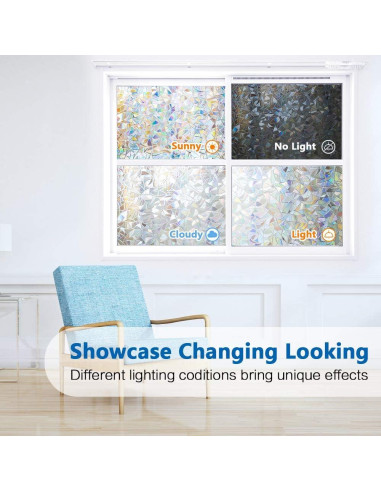 Película Decorativa para Ventanas Typumpkin 44.5x200 cm PVC