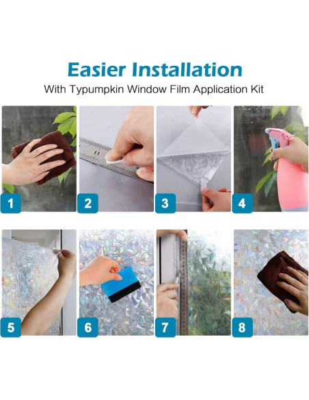 Película Decorativa para Ventanas Typumpkin 44.5x200 cm PVC
