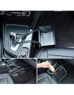 Basurero de Coche Plegable N/C Impermeable Organizador Multifuncional 2