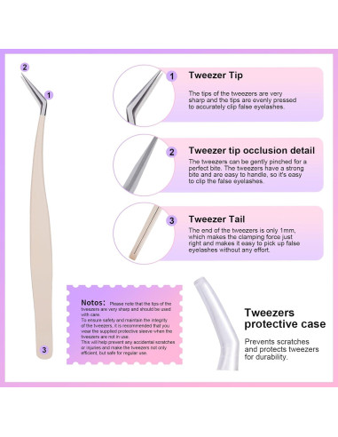 Kit de Pestañas Autoadhesivas FYB TS01 - 60 Pcs, Fácil Aplicación