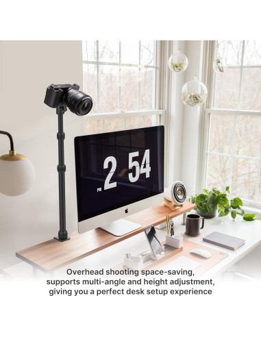 Soporte de escritorio para cámara Jusmo LS10 ajustable 41-86 cm