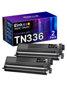 Cartucho de Tóner E-Z Ink TN336 Negro Compatible Brother (2 Piezas)