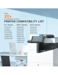 Cartucho de Tóner E-Z Ink TN336 Negro Compatible Brother (2 Piezas) 2