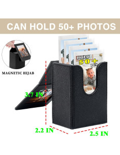 Estuche Mini para Fotos Fujifilm Instax - Negro, 50+ Fotos 2