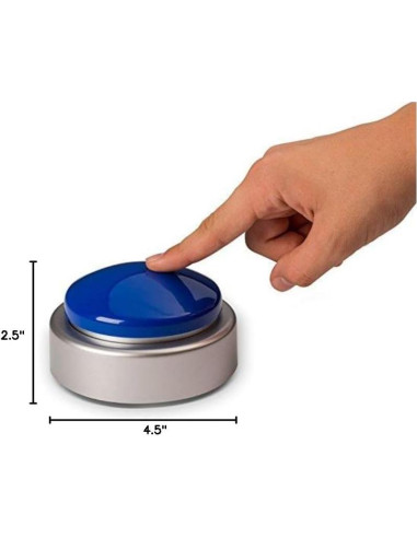 Reloj Hablante Extra Grande Cirbic Azul para Ciegos y Ancianos