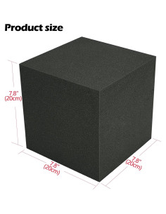 Trampa de Graves Acústica Cubo 19.81 cm Poliuretano Ignífugo 2
