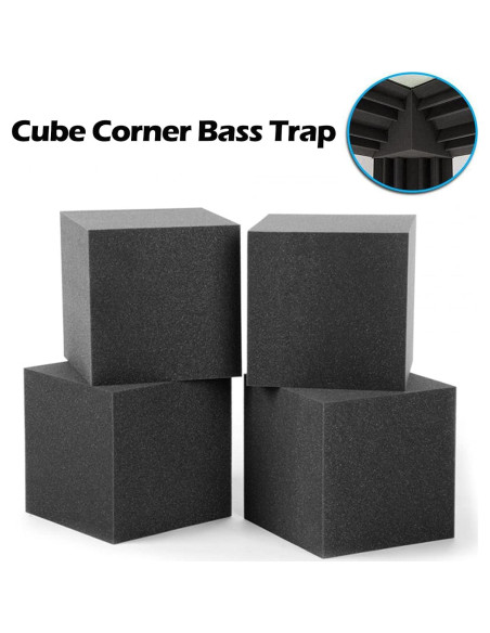 Trampa de Graves Acústica Cubo 19.81 cm Poliuretano Ignífugo