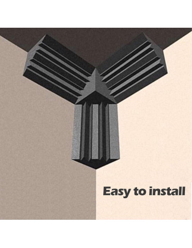 Trampa de Graves Acústica Cubo 19.81 cm Poliuretano Ignífugo