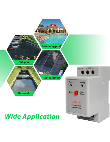 Controlador Automático de Nivel de Agua Stropum 12V 1.98m