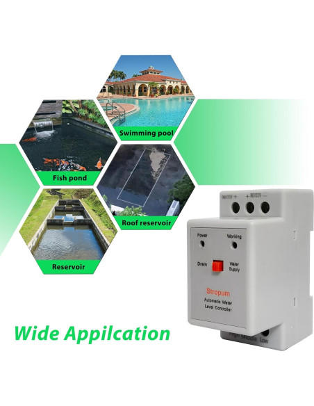 Controlador Automático de Nivel de Agua Stropum 12V 1.98m