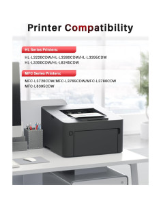 Cartucho de Tóner Halloya TN229 Compatible 4 Pack (Negro, Cian, Magenta, Amarillo) 2