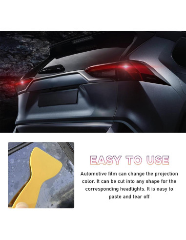 Película Vinílica para Faros de Automóvil Sylvil 30.48x121.92cm Negro