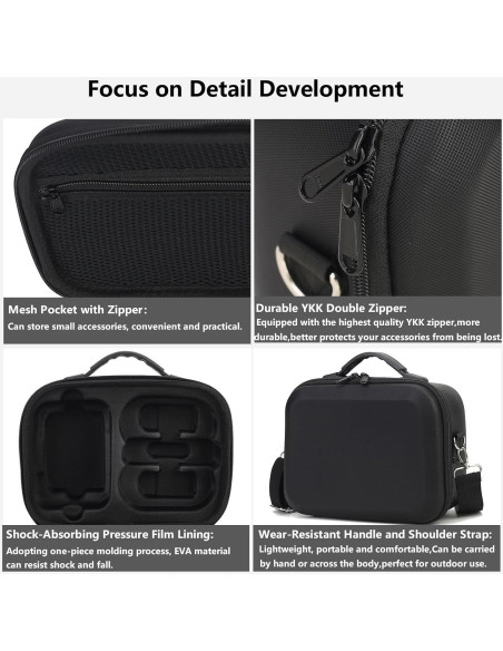Funda de Transporte Flyekist para DJI Neo - Negra, Resistente y Portátil