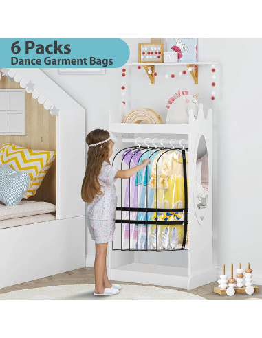 Bolsas de Vestuario Transparentes SLEEPING LAMB 6 Paquetes 101.6 cm