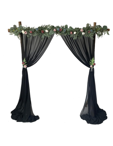 Cortinas de Gasa Transparente EHLDekol 3m x 3m para Bodas Cortinas de Gasa Transparente EHLDekol 3m x 3m para Bodas