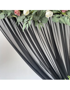 Cortinas de Gasa Transparente EHLDekol 3m x 3m para Bodas 2