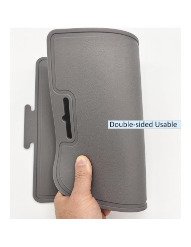 Tabla de Cortar de Silicona Plegable CozyMomDeco 36.5x24.6cm Gris