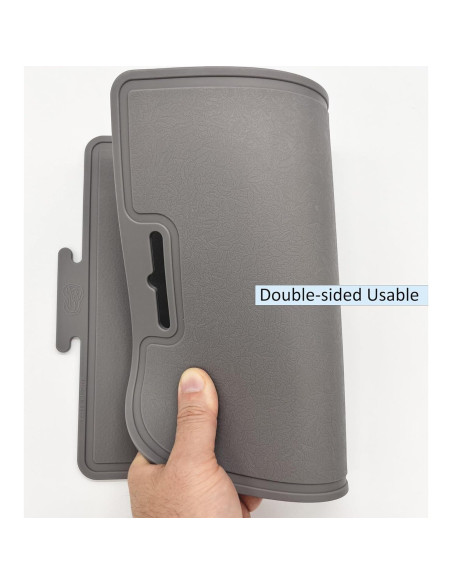 Tabla de Cortar de Silicona Plegable CozyMomDeco 36.5x24.6cm Gris Tabla de Cortar de Silicona Plegable CozyMomDeco 36.5x24.6cm Gris