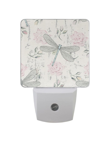 Lámpara de Noche LED SYCEES con Sensor de Luz 2-Pack 0.5W